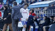 Febas no se entrenó este lunes para no jugar con fuego con su mano dañada