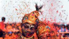 El Holi más ecológico en la India