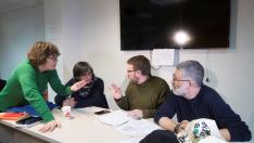 Consejo político de la CUP reunido este sábado en Barcelona