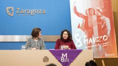 Arantza Gracia convocó ayer a los medios para informar de que todo el gobierno de ZEC secundará la huelga.