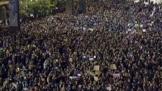 Manifestación del Día de la Mujer en Zaragoza