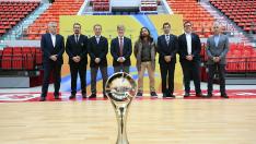 Visita de los clubes participantes en la Final Four de la UEFA Futsal Cup a Zaragoza