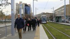 Arranca la jornada de huelga del tranvía de Zaragoza con pocas afecciones