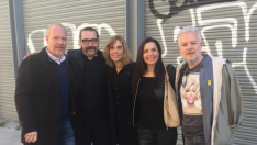 Frank Díaz, ficha azul; David Muñoz; ficha blanca; Gemma Prat, ficha verde; Yolanda Ventura, ficha amarilla y Tino Fernández, ficha roja.