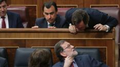 Rajoy, en el pleno del Congreso de este jueves.