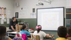 Una clase del CEIP Catalina de Aragón.