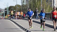 Imagen de la pasada edición del maratón de Zaragoza