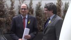 Quim Torra y Carles Puigdemont en un encuentro anterior en Berlín
