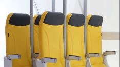 Skyrider 2.0, unos asientos para viajar prácticamente de pie en los aviones.