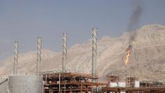 Pozos petrolíferos en Irán.