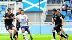 Imagen del partido pasado entre la SD Huesca y Tenerife.