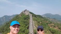 Dos aragoneses coronan la Gran Muralla China