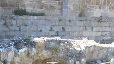 Muralla romana en el Torreón de Zuda
