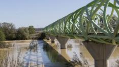 El Gobierno aragonés reparará los daños producidos en La Alfranca por la riada