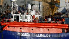 El barco Lifeline ha llegado este miércoles a Malta.