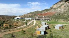 Vista panorámica de las instalaciones del Balneario de Ariño.