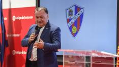 Agustín Lasaosa, durante su intervención en el acto que se ha desarrollado en Madrid.