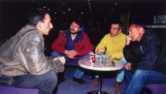 MIGUEL GIN EN SARAJEVO CON ARTURO, CARMELO E IMANOL