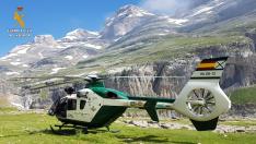 El helicóptero de rescate interviene en la mayoría de rescates