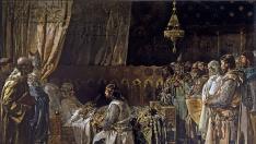 'Últimos momentos del rey Jaime I', óleo de Ignacio Pinazo que se conserva en el Museo del Prado