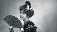 De Hidalgo, durante su interpretación de Rosina en 'El barbero de Sevilla' en 1908.