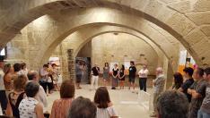 Inauguración de la exposición de Encuentra 18 en la Lonja Medieval.