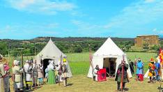 La recreación medieval de Ibieca permite conocer cómo era la vida en el siglo XIII.
