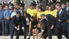 Encontronazo entre Torra y Albiol en el homenaje en Cambrils