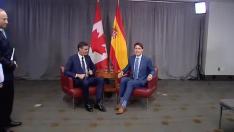 Pedro Sánchez pone a Quebec como ejemplo para Cataluña en su viaje oficial a Canadá