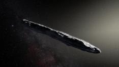 Recreación del Oumuamua