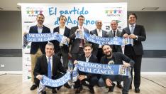 Las leyendas del fútbol español jugarán contra el cáncer en Zaragoza
