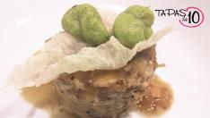 El capón del Hotel Sariñena gana el concurso de tapas en Monegros