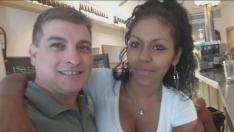 El Rey del Cachopo, junto a Heidi Paz.