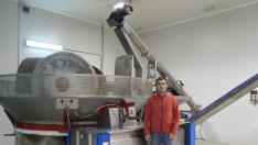 Javier Sánchez, maestro almazarero de Aceites Impelte del Bajo Martín.
