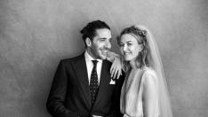 Carlos Torretta y Marta Ortega, en su fotografía oficial de boda.