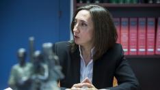 La directora general de Trabajo del Gobierno de Aragón y presidenta de la Comisión, Soledad de la Puente.