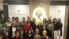 Las asistentes a la cena fundacional de Mujeres Influyentes de Aragón