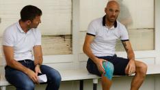 Toquero, delantero del Real Zaragoza, explica en El Correo los pormenores de su lesión