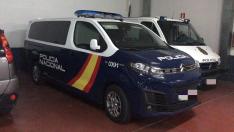La nueva furgoneta para el GOR de la comisaría de Huesca
