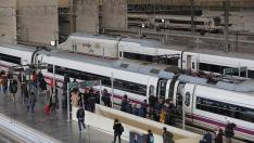 Estación de Delicias, huelga de trenes.