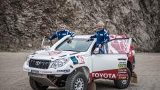 El equipo formado por Nacho Santamaría y Xavi Foj para el Dakar 2019.