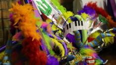 Los coloridos disfraces son uno de los símbolos de estas fiestas de San Blas y Santa Águeda.