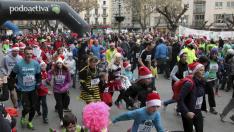 Anterior edición de la San Silvestre de Huesca.