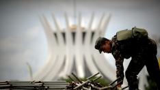 El ejército ultima los detalles de seguridad en Brasilia