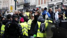 Las protestas de los "chalecos amarillos" en Francia pierden fuelle