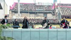 Imagen de un concierto tributo a los Beatles en Las Armas.
