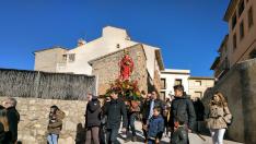 Las fiestas de invierno de Fonz llegan a su ecuador con los actos en honor a San Blas