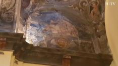El abandono de las pinturas de la iglesia de la Mantería agravan su deterioro