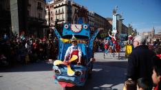 Desfile del carnaval infantil por el centro de Zaragoza