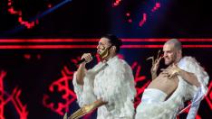 Portimao (Portugal), 02/03/2019.- Portuguese singer and winner Conan Osiris (L) performs during the Portuguese national selection show, the Festival da Cancao, for the 64th annual Eurovision Song Contest (ESC), in Portimao, in the Algarve, Portugal, 02 March 2019 (issued 03 March 2019). Osiris was chosen to represent to Portugal with his song 'Telemoveis' (Mobile phones) in the ESC 2019 that will be held in Tel Aviv, Israel from 14 to 18 May. EFE/EPA/PEDRO PINA Conan Osiris to represent Portugal at Eurovision 2019